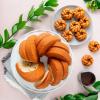 imageNordic Ware NW 95577 75th Anniversary Braided Rope Bundt Cake Pan Gold 12 Cup CapacityPan