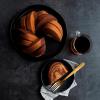 imageNordic Ware NW 95577 75th Anniversary Braided Rope Bundt Cake Pan Gold 12 Cup CapacityPan