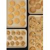 imageNordic Ware Naturals Aluminum NonStick Bakers Quarter Sheet Small GoldJelly Roll