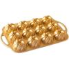 imageNordic Ware 95377 Bundtlette Pan 75th Anniversary Braided Bundt Bites Gold 35