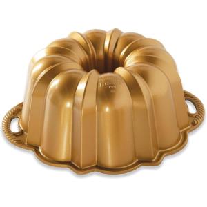 imageNordic Ware Platinum Collection Anniversary Bundt PanGold
