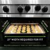 imageNordic Ware Aluminum Full Size Sheet Pan 26 x 18 inches for commercial oven use Full Sheet 2Pack For Commercial Oven Use Not for standard home ovens