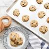 imageNordic Ware Naturals Half Sheet and Quarter Sheet Baking Set  USA Made Aluminum Commercial Quality Sheet Pans for Baking or Roasting Encapsulated Galvanized Steel Rim Prevents Warping