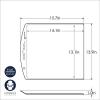 imageNordic Ware Naturals Large Classic Cookie Sheet  Uncoated Natural Aluminum Commercial Quality Sheet PanCookie Sheet