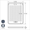 imageNordic Ware Naturals Perforated Crisping Half Sheet Pan for Baking or Roasting Uncoated Natural Aluminum with Reinforced Steel Rim Prevents Warping
