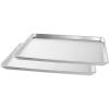 imageNordic Ware Extra Large Baking Sheet 21 x 15 inches XL Big sheet pan Natural Uncoated Aluminum Reinforced Steel Rim Prevents Warping 1pk Big Sheet2pk Big Sheet