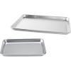 imageNordic Ware Naturals Half Sheet and Quarter Sheet Baking Set  USA Made Aluminum Commercial Quality Sheet Pans for Baking or Roasting Encapsulated Galvanized Steel Rim Prevents Warping