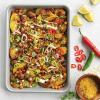 imageNordic Ware Brilliant Nonstick Aluminum 3Piece Baking Sheet Set  Includes Half Sheet Quarter Sheet and Eighth Sheet