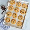 imageNordic Ware Naturals Half Sheet  USA Made Aluminum Commercial Quality Sheet Pan for Baking or Roasting Encapsulated Galvanized Steel Rim Prevents Warping 1Pack