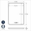 imageNordic Ware Naturals Half Sheet  USA Made Aluminum Commercial Quality Sheet Pan for Baking or Roasting Encapsulated Galvanized Steel Rim Prevents Warping 1Pack