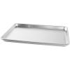 imageNordic Ware Naturals Half Sheet  USA Made Aluminum Commercial Quality Sheet Pan for Baking or Roasting Encapsulated Galvanized Steel Rim Prevents Warping 1Pack