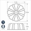 imageNordic Ware Formed Bundt 12 Cup Aurora GreenGolden Hour