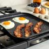 imageNordic Ware Basalt Ceramic Dual Top Grill GriddleNonstick Ceramic Coating