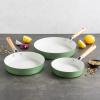 imageNordic Ware Cardamom Ceramic Nonstick 3 Piece Fry Pan Set  Includes 8 Inch 10 Inch and 12 Inch