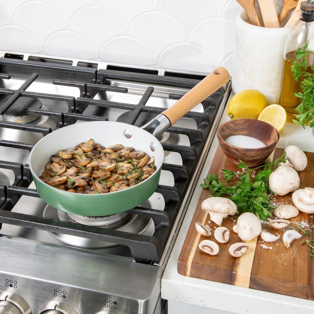 imageNordic Ware Cardamom Ceramic Nonstick 8 Inch Fry Pan